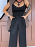 Fabric trousers "FREE FLOW VS8126-1" - BLACK
